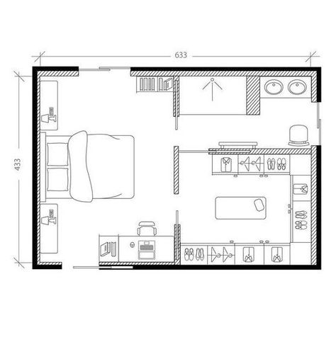 Master Bedrooms With Closets, Best Room Layouts, Two Bedroom Addition Plans, Plan Master Room, Garage Bedroom Conversion Master Suite, Master Bedrooms Plan Layout, Suite Room Plan, Master Room Plan, Bedroom Plan Layout