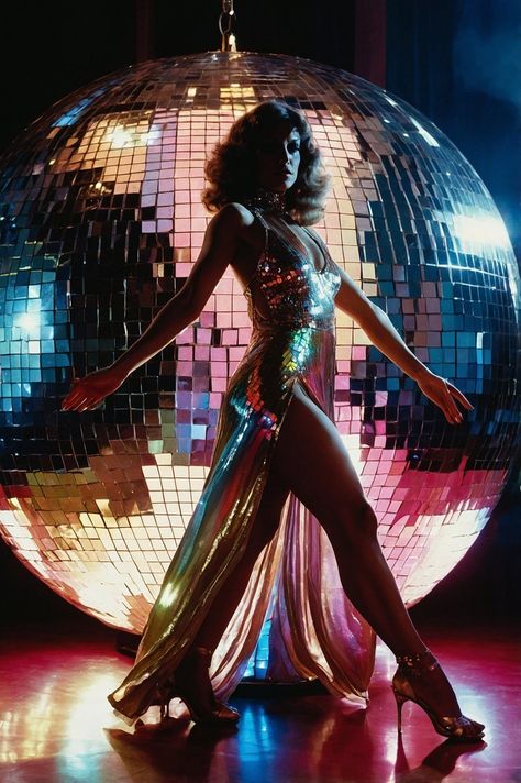 70s Disco Queen, Disco Aesthetic Black Women, Disco Era Fashion, Disco Themed Outfits, Disco Editorial, Disco Photography, French Disco, Disco Photoshoot, Disco 80