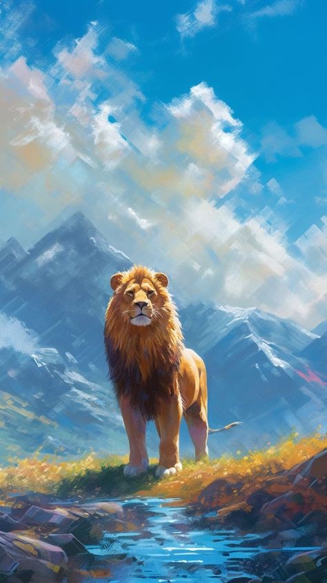 Lion Art Aesthetic, Lion Pictures Art, Lion Art Wallpaper, Tiger Art Wallpaper, Lion Wallpaper Aesthetic, Wolf And Lion, Lion Of Judah Art, Lion Aesthetic, Lion Of Judah Jesus