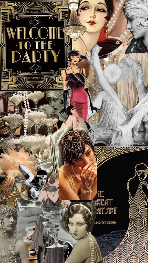 The 20s #the roaring twenties Roaring 20s Moodboard, 20s Flapper Aesthetic, Flapper Party Roaring 20s, Roaring 20s Party Aesthetic, Cluedo Costume, Roaring Twenties Aesthetic, The Roaring 20s Aesthetic, Roaring 20s Aesthetic, 1920 Aesthetic