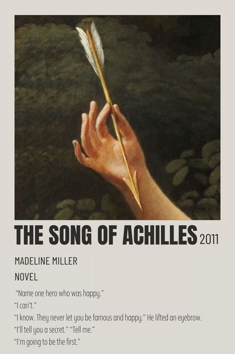 The Song Of Achilles Book, Achilles Patroclus, Achilles And Patroclus, The Song Of Achilles, Book Poster, Song Of Achilles, Book Posters, Fan Book, Book Fandoms