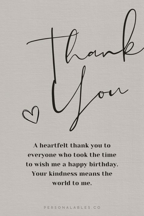 heartwarming-birthday-wishes Thank You for Birthday Wishes Thanks On Birthday Wishes, Thanks All For Birthday Wishes, Birthday Wishes Yourself, Thanks For Wishing Me On My Birthday, Thank You For All The Wishes, Thanks For The Wishes, Happy Birthday Thanks Wishes, Thanking For Birthday Wishes Quotes, Thank You For Wishes