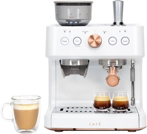 Automatic Espresso Machine, Percolator Coffee, Ge Appliances, Espresso Maker, Drip Tray, Espresso Machines, Milk Frother, Fresh Coffee, Williams Sonoma