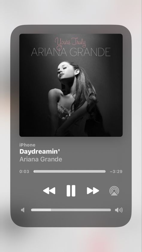 Daydreamin Ariana Grande, Spotify Screenshot, Ariana Grande Songs, Bullet Journal Stickers, Im Bored, Best Artist, Journal Stickers, Bts Book, Apple Music