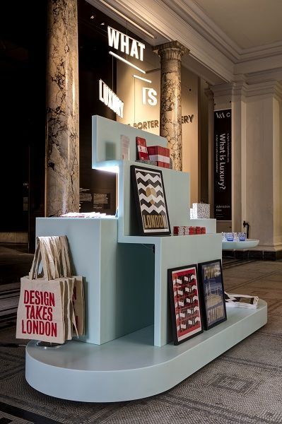 V&A pop-up store for London Design Festival - Retail Design World: متحف فني, Festival Merchandise, Retail Fixtures, Kiosk Design, London Design Festival, Design Festival, Festival Shop, Design Stand, Exhibition Display