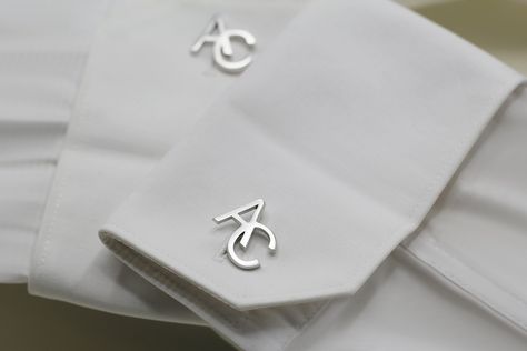 Personalised Cufflinks Wedding, Personalized Cufflinks Wedding, Monogram Cufflinks, Wedding Cufflinks Groom, Text Letters, Initial Cufflinks, Gifts For Dads, Groom Cufflinks, Wedding Cufflinks