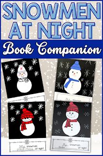 Frosty Fun: Bringing Snowmen at Night to Life in Your Classroom Snowman At Night Craft, Snowmen At Night Art, Snowman At Night Activities, Snowmen At Night Craft, Snowmen At Night Activities, 5 Little Snowmen, Snowman At Night, Snowmen At Night, Kindergarten Special Education