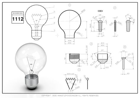 3d Cad Exercises, Mechanical Drawings, Solidworks Tutorial, 3d Geometry, Autocad Tutorial, Engineering Drawing, Solid Works, Mechanical Engineering Design, 3d Modeling Tutorial