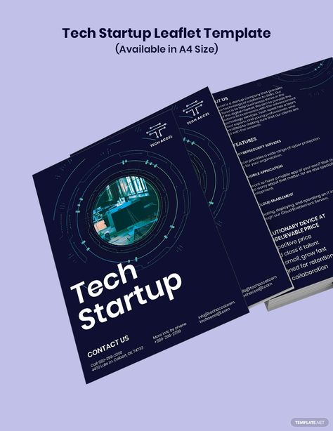 Free Tech Startup Leaflet Template #AD, , #PAID, #Tech, #Free, #Startup, #Template, #Leaflet Tech Brochure Design, Tech Brochure, Booklet Layout, Leaflet Template, Brochure Inspiration, Docs Templates, Tech Startup, Microsoft Publisher, Church Graphic Design