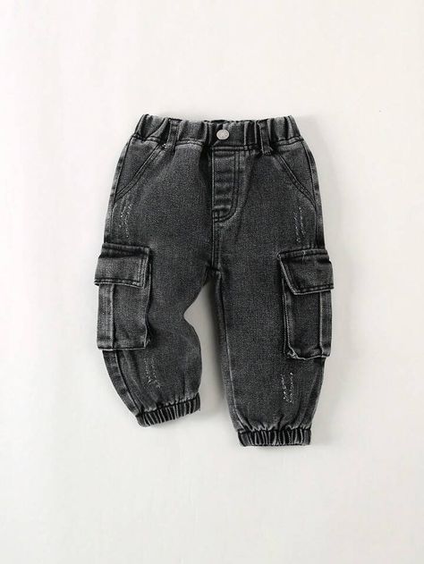 Boys" Baby Toddler Denim Jeans, Casual, Versatile And Fashionable With Workwear Style | SHEIN USA Baby Boy Light Wash Jeans, Outfits With Baggy Jeans, Baby Denim Shirt Boy, Boys Denim Jeans, Baby Boy Jeans, Toddler Boy Denim Pants, Kids Jeans Boys Pants, Infant Boy Jeans, Boys Denim