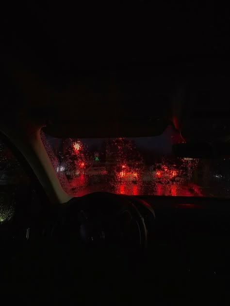 Red Car Night Aesthetic, Red Car Lights Aesthetic, Red Sports Car Aesthetic, Black And Red Car Aesthetic, Dark Red Car Aesthetic, Red Rain Aesthetic, Red Motorcycle Aesthetic, Marcus Core, Red Car Aesthetic