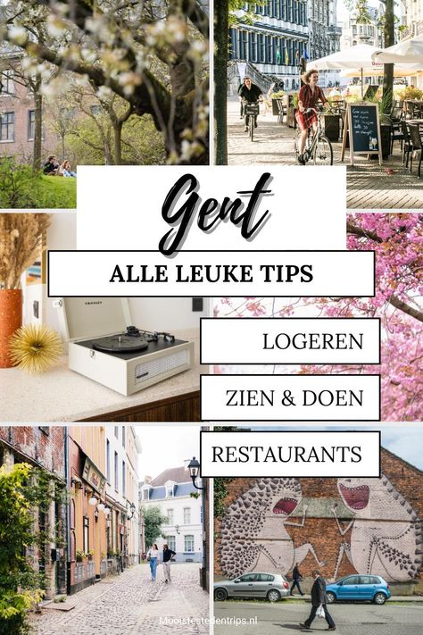 Weekendje Gent: maak een heerlijke stedentrip Gent. Bekijk alle handige én leuke tips voor een weekendje Gent. Corrie Ten Boom, Travel Content, Porto Portugal, Pretty Places, World Travel, Travel Destinations, All Over The World, Places To Go, Travel Tips