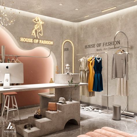 Clothes Showroom, Fashion Store Design, Retail Store Interior Design, Store Interior Design, Store Design Boutique, Retail Interior Design, Retail Store Interior, Store Layout, Boutique Interior Design