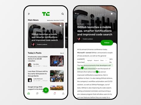 News App Ui Design, News App Design, News App Ui, App Badges, Blog Webdesign, Social App Design, Hotel Booking App, Ux Design Principles, App Home Screen