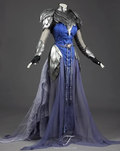 Fairytas on Instagram: “Elven Inquisitor - I think everyone has that project that really challenges you, this one was mine. Everything that could have gone wrong…” Armour Dress Aesthetic, Dress And Armor, Fantasy Dress Armor, Dress With Armor, Armoured Dress, Armor Dresses, Asgardian Armor, Armour Dress, Dress Armor