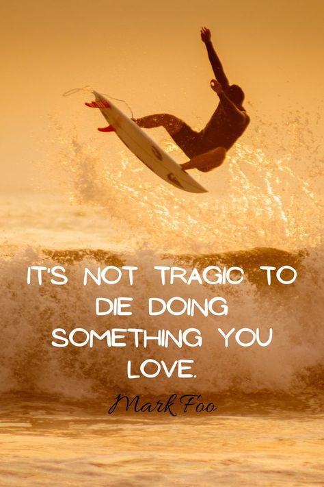 🌊 It's not tragic to die doing something you love. #MarkFoo 🏄‍♂️ Mark Sheldon Foo was a professional #surfer. He drowned while surfing at #Mavericks, Half Moon Bay, #California, in 1994. Mavericks is considered one of the biggest & most dangerous waves in the world. #surf #surfing #Hurley #RipCurl #Billabong #O'Neill #Volcom #Vans #ChannelIslandsSurfboards #Quiksilver #Stoked #Lineup #Set #Whitewater #Kook #Swellperiod #Waveperiod #Offshore #Onshore #Caughtinside #SurferMagazine #CARVEMagazine Channel Islands Surfboards, Half Moon Bay California, Mavericks Surfing, Female Surfers, Surfing Pictures, Surfer Magazine, Half Moon Bay, Doing Something, Surf Art