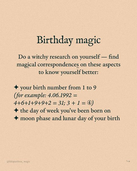 Save now, thank me later🤝🏼 Dedicated to my dear follower from Brazil who requested a post on birthday magic and rituals🪶 Have a fantastic time! With love for all magical beings, Lida Witchcraft Birthday Ritual, Birthday Magic Spell, Witch Birthday Ritual, Birthday Witchcraft, Birthday Spell, Birthday Rituals, Witchcraft Inspiration, Birthday Magic, Witch Tips