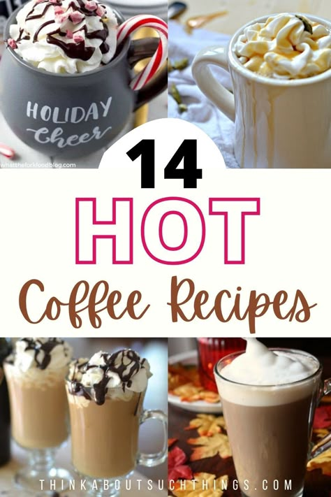 Milk Frother Recipes, Barista Recipes, Frother Recipes, Fun Coffee Recipes, Hot Coffee Recipes, Flavored Coffee Recipes, Barista Recipe, Breakfast Beverages, Diy Coffee Drinks