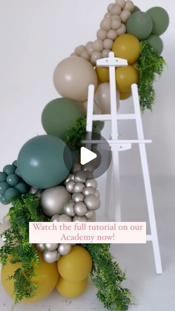 Balloon Arch Welcome Sign, Easel With Balloon Garland, Balloons Around Easel, Balloon Easel Display, Easel Garland, Welcome Sign Balloon Garland, Easel Balloon Garland, Easel With Balloons, Champagne Balloon Decor