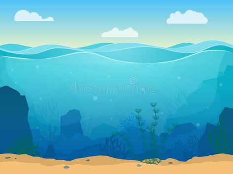 Cartoon Sea Underwater Scene Color Background. Vector. Cartoon Sea Underwater Na #Sponsored , #Advertisement, #ADVERTISEMENT, #Sea, #Scene, #Vector, #Underwater Under The Sea Background, Under The Sea Clipart, Underwater Cartoon, Sea Clipart, Underwater Background, Cartoons Hd, Outdoor Backdrops, Fish Silhouette, Sea Illustration