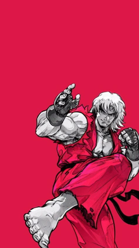 Street fighter Ken Street Fighter Wallpaper, Tekken X Street Fighter, Ken Street Fighter, Ken Masters, Ryu Street Fighter, Street Fighter Characters, Arte Peculiar, Fighter Art, Street Fighters