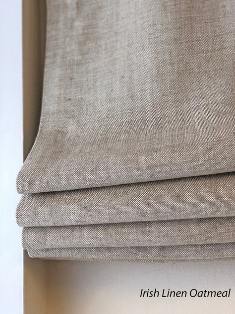 Custom Roman Shade irish Linen European Relaxed | Etsy Linen Roman Shades, Relaxed Roman Shade, Fabric Roman Shades, Roman Curtains, Flat Roman Shade, Custom Roman Shades, Roman Shade, Custom Window Treatments, Custom Windows