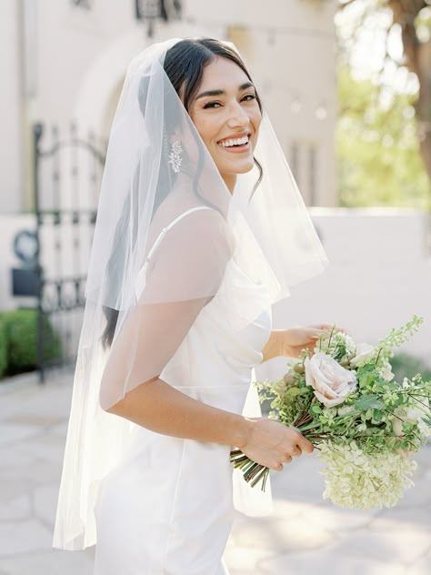 Wedding hair with veil