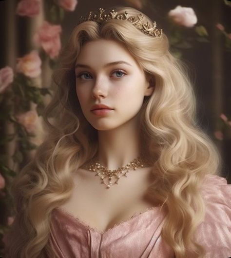 Images Terrifiantes, Fantasy Queen, Royalty Aesthetic, Fantasy Princess, Female Character Inspiration, Foto Poses, Long Blonde, Princess Aesthetic, Princess Art