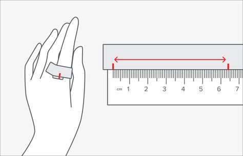 Ring Size Chart & Measurement Guide at Michael Hill Australia Find Ring Size At Home, Ring Size Chart Inches, Ring Measurement Chart, Ring Size Chart Cm, Mens Ring Size Chart, How To Measure Ring Size, Measure Ring Size At Home, One Diamond Ring, Ring Sizing Chart