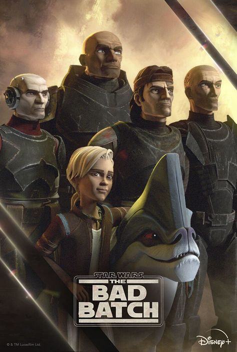 Poster Gallery | The Bad Batch Season 3 | StarWars.com Ahsoka Rebels, Star Wars Bad Batch, Star Wars The Bad Batch, Captain Rex, Mission Complete, The Bad Batch, Clone Troopers, The Force Is Strong, Bad Batch