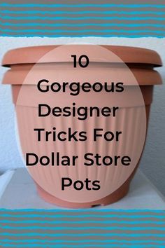 Cheap Flower Pots, Clay Pot Projects, Porch Flowers, Plant Pot Diy, Planting Pots, Terra Cotta Pot Crafts, Dollar Store Diy Projects, Plastic Plant Pots, Dollar Store Hacks