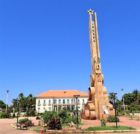 Bissau, Guinea-Bissau | Kim's Little Bro | Flickr African Culture, Guinea Bissau, Places Around The World, Portugal, Eiffel Tower, Around The Worlds, Building