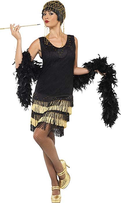 Mujer Años 20 con flecos Flapper Disfraz Plus FREE cigarrillos soporte todos los tamaños: Amazon.es: Ropa y accesorios Charleston Costume, Gold Flapper Dress, Estilo Charleston, 1920s Flapper Costume, Flapper Halloween, Gold Flapper, Twenties Style, Lace Front Dress, Flapper Girls