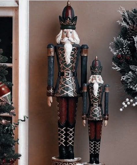 Blue Nutcracker, German Christmas Pyramid, German Nutcrackers, Nutcracker Figures, Nut Crackers, Nutcracker Christmas Decorations, Christmas Nutcrackers, Nut Cracker, Nutcracker Soldier