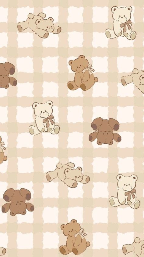 Cute Home Screen Wallpaper, Teddy Bear Wallpaper, Bow Wallpaper, Cocoppa Wallpaper, Images Kawaii, Wallpaper Doodle, Cute Desktop Wallpaper, Cute Simple Wallpapers, Bear Wallpaper