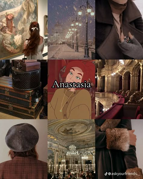 Anastasia Romanov Disney, Anastasia Romanov Aesthetic, Anastasia Core, Anastasia Disney, Cinderella Wallpaper, Princess Anastasia, Anastasia Romanov, Disney Character Art, Walter Elias Disney