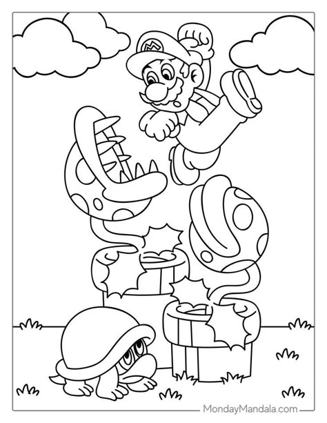 Mario Free Printables Coloring Pages, Super Mario Printables Free Coloring, Mario Birthday Coloring Pages, Coloring Pages Mario Bros, Coloring Mario Bros, Mario Bros Coloring Pages Free Printable, Super Mario Coloring Sheets, Simple Disney Coloring Pages, Smash Bros Coloring Pages