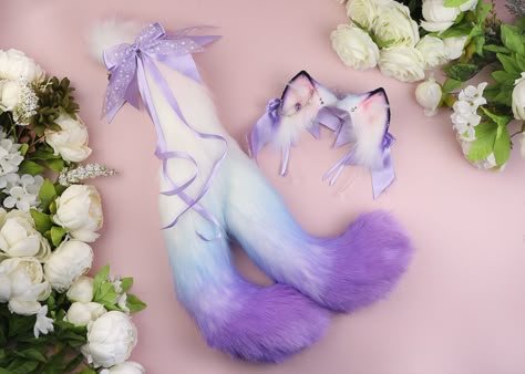 Fox Ears Fox Tail Cat Ears Kitten Fur Ears and Tail Set Japan style Best Wolf Ears Ideas Cosplay Petplay Fox Ears Kitty Catzo Club Cheshire Cat Kitsune Jack Sparrow Funny, Dragon Ears, Wolf Ears And Tail, Tail Ideas, Anime Cat Ears, Ears And Tail Set, Dragon Tails, Fox Ears And Tail, Leopard Ears