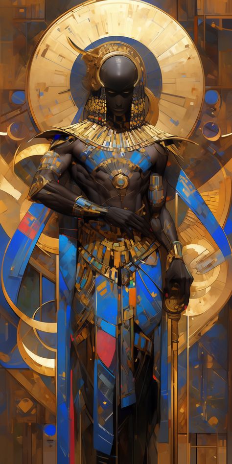 Hermes God, African Gods, Black Power Art, Afrofuturism Art, African Mythology, Art History Lessons, Soulful Art, Alien Artwork, African Royalty