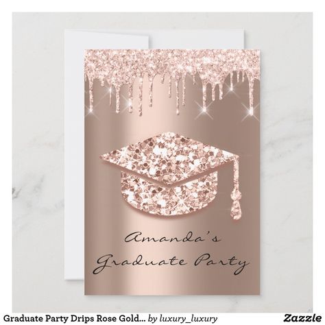 Rose Gold Graduation Party, Dnp Graduation, Rose Gold Centerpiece, Pink Graduation Party, Gold Party Decor, Graduate Party, Graduation Party Table, Pink Graduation, Degree Graduation