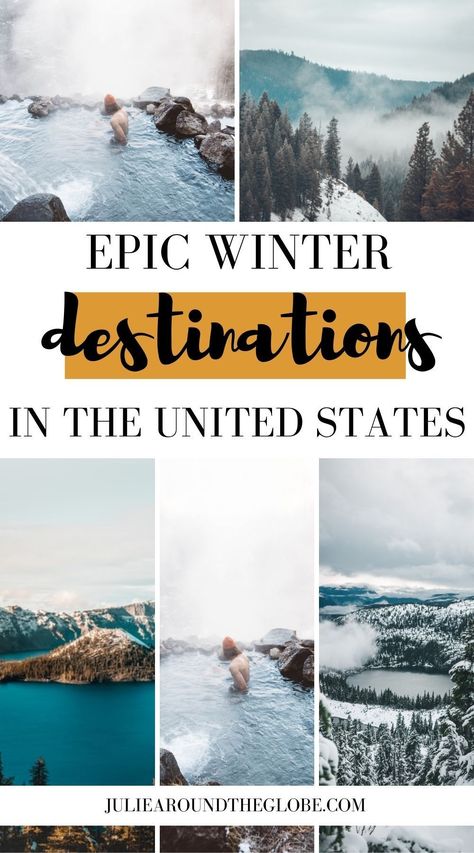 Best Places To Visit In February In Us, Anniversary Destinations, Best Winter Vacations, February Winter, Vacation Winter, Winter Getaways, Vacations In The Us, Winter Travel Destinations, Winter Trip