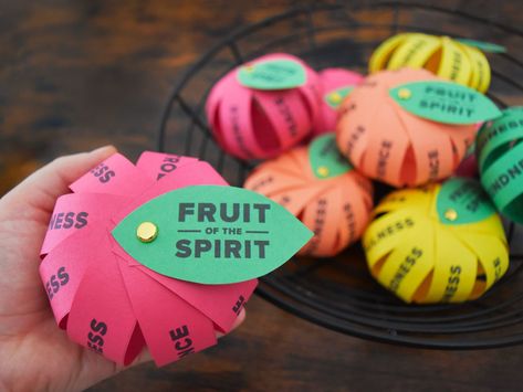 Fruits Of The Spirit Craft, Fruit Of The Spirit Craft, Childrens Ministry Crafts, Good Friday Crafts, Making Disciples, Kids Church Lessons, Gifts Of The Spirit, Fruit Crafts, Children's Church Crafts