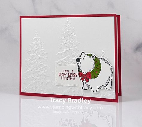 Stamping With Tracy - Stampin' Up! Demonstrator Christmas Friends Stampin Up Cards 2024, Su Christmas Friends Cards, Stampin Up Christmas Friends, Christmas Friends Stampin Up Cards, Stampin Up Christmas Cards 2024, Painted Trees, Beary Christmas, Christmas Friends, Holiday 2024