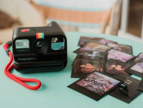 Polaroid recently released the world's tiniest instant camera in two new colors, red and black. Marissa Wu / Popular PhotographyMoody colors and a double exposure feature cater to those with a fondness for old-school vibes. The post The tiny Polaroid Go is lots of fun, but a little awkward appeared first on Popular Science. Polaroid Go, Polaroid Aesthetic, Instax Wide, Pocket Camera, Best Cameras, Rental Ideas, Photography Advice, Small Fountains, Popular Photography