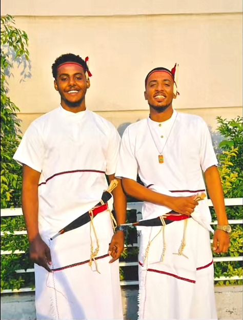 Oromo Cultural Dress For Men, Ethiopian Men, Somali Culture, Aesthetic Clothes Men, Aesthetic Culture, Oromo People, Ethiopian Culture, Africa Day, 1 Aesthetic