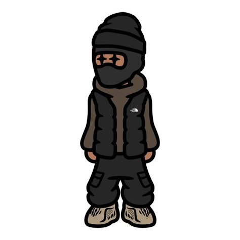 Swag Cartoon Boy, Cool Profile Pics, Cool Cartoon Characters, Drip Cartoon, Outfit Cartoon, Drip Ideas, Hellboy Tattoo, Dope Cartoons, Black Couple Art