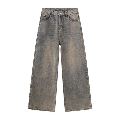 Male Trousers, Wide Leg Denim Pants, Retro Pants, Baggy Style, Carhartt Pants, Clothing Mockup, Simple Tees, Baggy Pants, Washed Denim