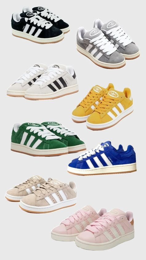 #shoes #adidas #campus Estilo Dark Aesthetic, Adidas Campus Shoes, Campus Shoes, Campus Adidas, Wishlist 2024, Wishlist Ideas, Pretty Shoes Sneakers, Adidas Campus, Shoe Inspo