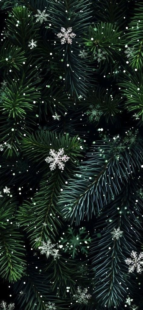 Winter Lockscreen, December Wallpaper, Christmas Tree Wallpaper, Xmas Wallpaper, Christmas Phone Wallpaper, Cute Christmas Wallpaper, Snow Flakes, Holiday Wallpaper, Wallpaper Iphone Christmas