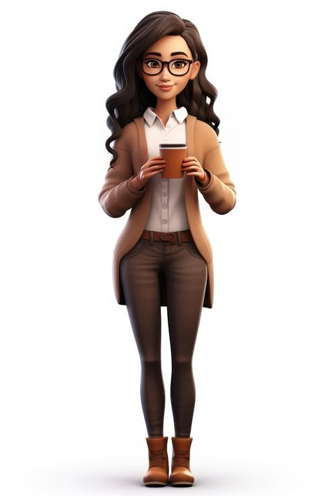 Coffee adult cartoon woman. AI generated Image by rawpixel. | premium image by rawpixel.com Female Book Characters, Cartoon Female, Clothes Illustration, Mobile App Design Inspiration, Cartoon 3d, Coffee Images, Cute Animal Clipart, App Design Inspiration, Cartoons Love